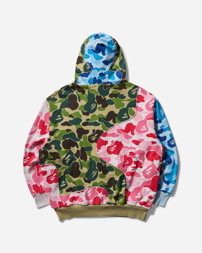 A Bathing Ape Abc Camo Patchwork Relaxed Fit Zip Hoodie M Multi Sweatshirts Hoodies 1L30115307 MULTI