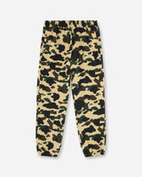 A Bathing Ape 1St Camo Stretch YELLOW Pants Pant Track 1F20109088 001