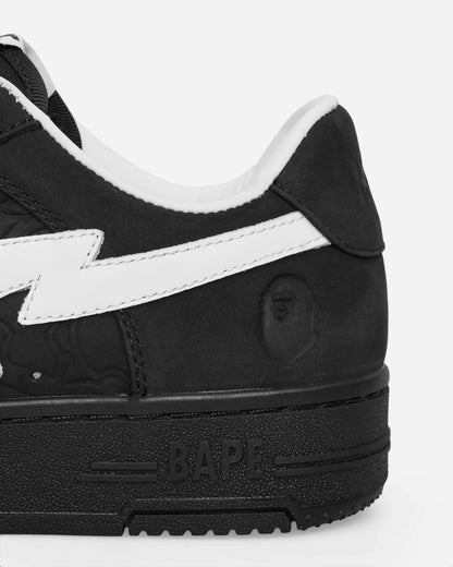 A Bathing Ape Bape Sta #3 M2 Black Sneakers Low 1L30191310 BLACK