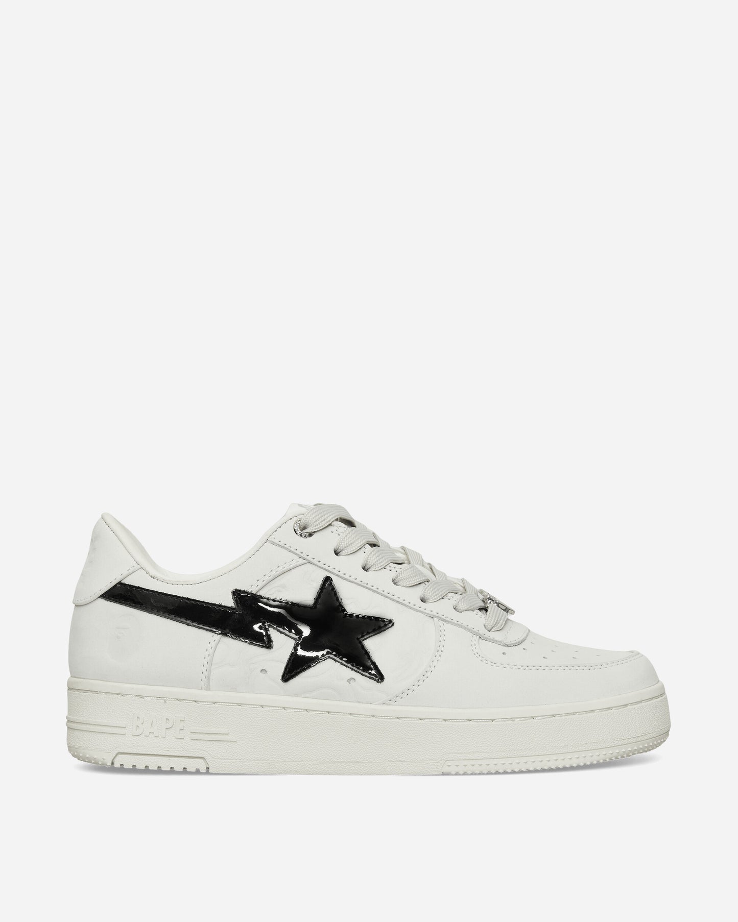 A Bathing Ape Bape Sta #3 M2 White Sneakers Low 1L30191310 WHITE