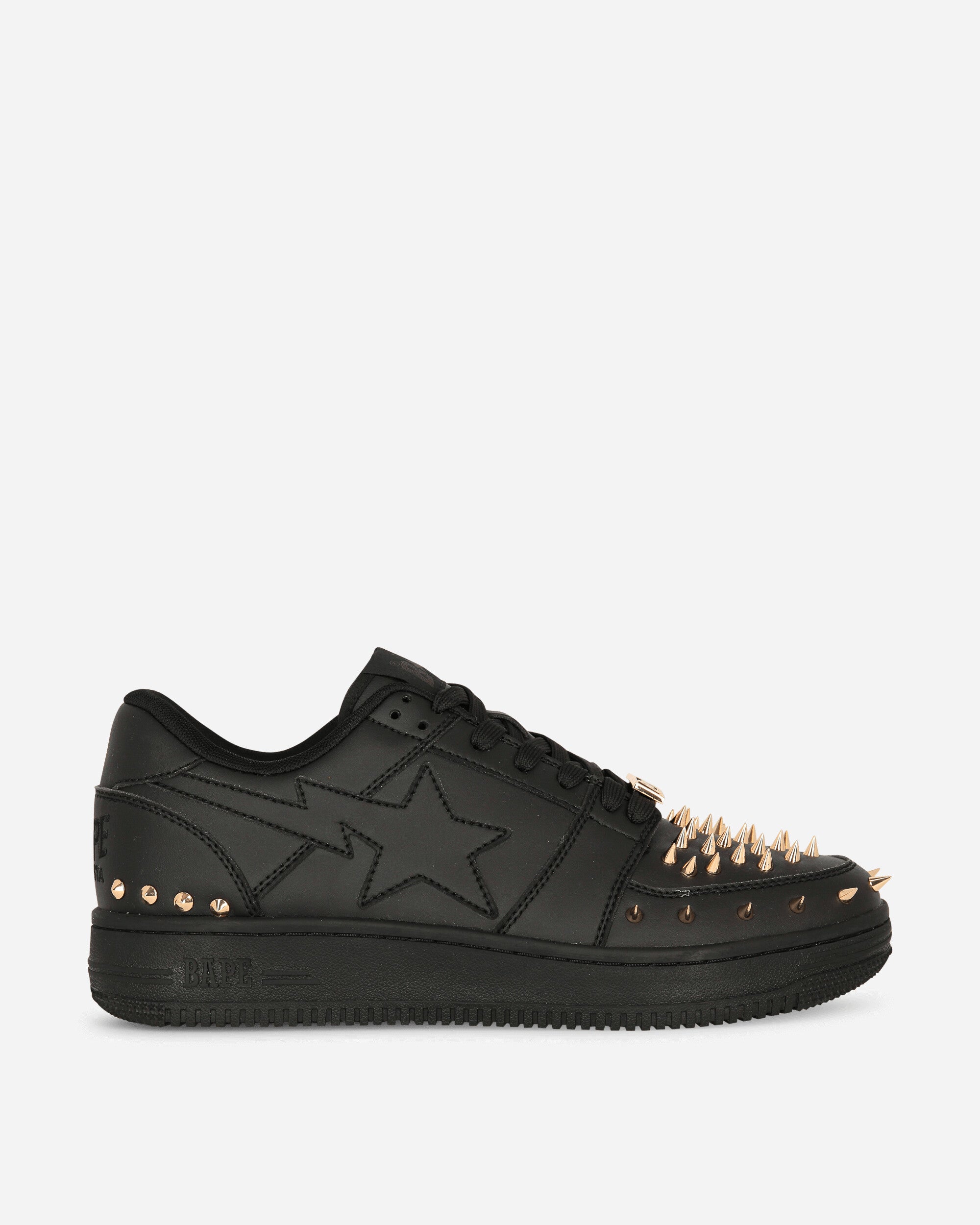 A Bathing Ape Studded Bape Sta Low M1 Black Sneakers Low 1H20191020 BLACK