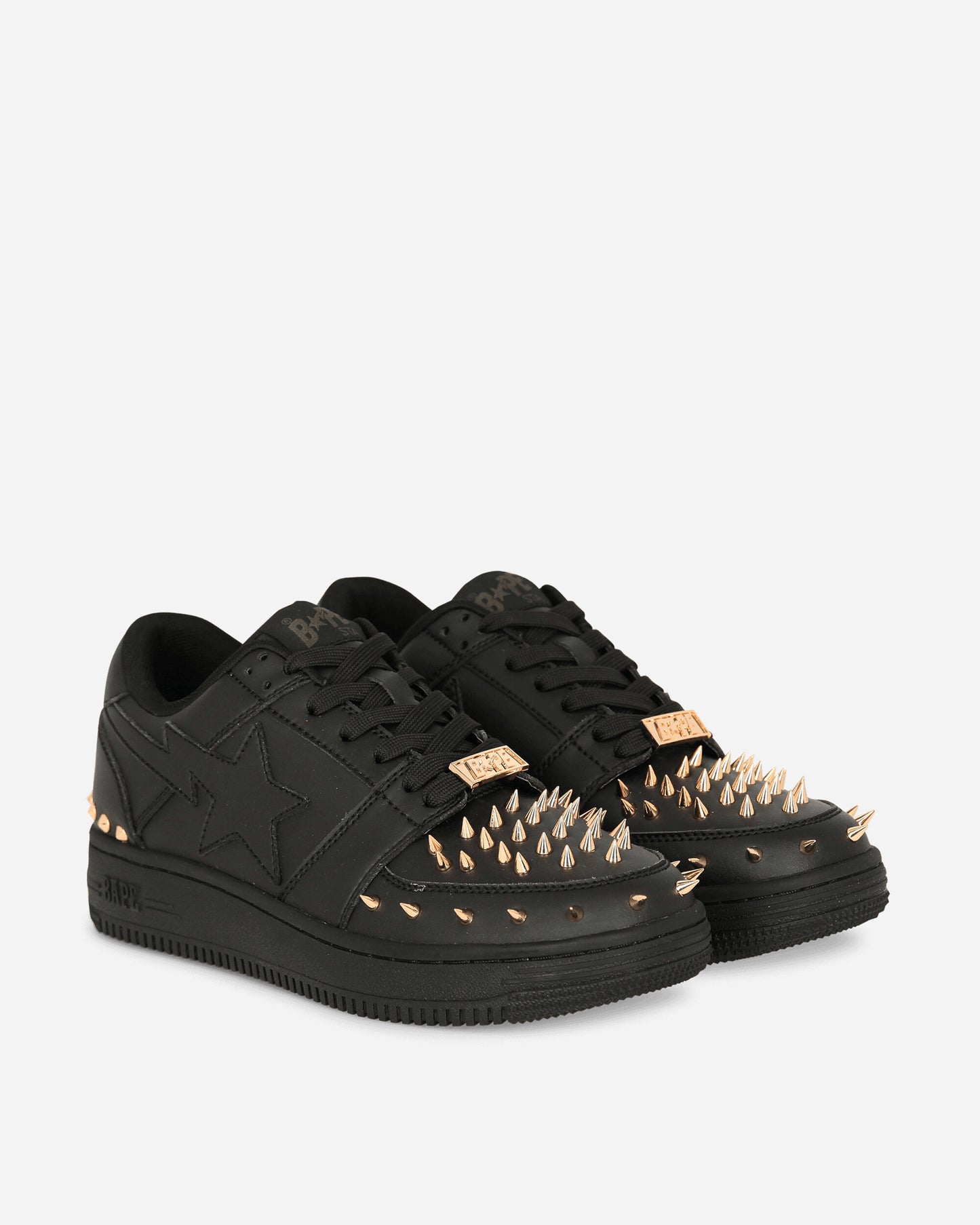 A Bathing Ape Studded Bape Sta Low M1 Black Sneakers Low 1H20191020 BLACK