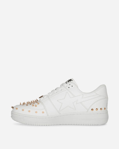 A Bathing Ape Studded Bape Sta Low M1 White Sneakers Low 1H20191020 WHITE