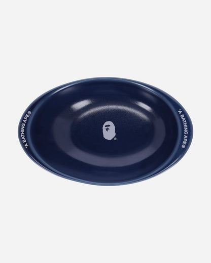 A Bathing Ape Hasamiyaki Oval Plate M Navy Tableware Dishes and Trays 1K30193003 NAVY