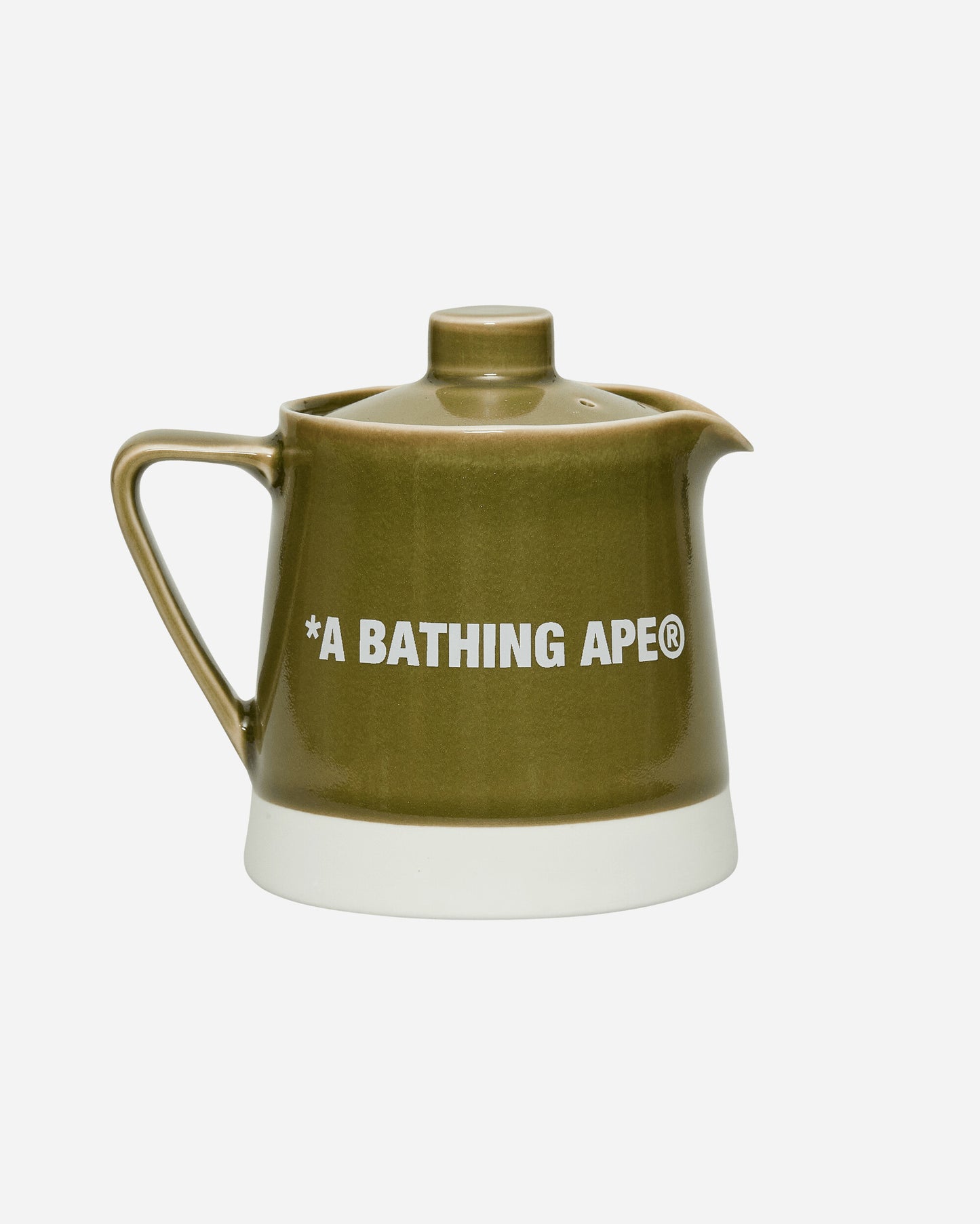 A Bathing Ape Logo Porcelain Tea Pot M Green Tableware Mugs and Glasses 1K80193010 GREEN