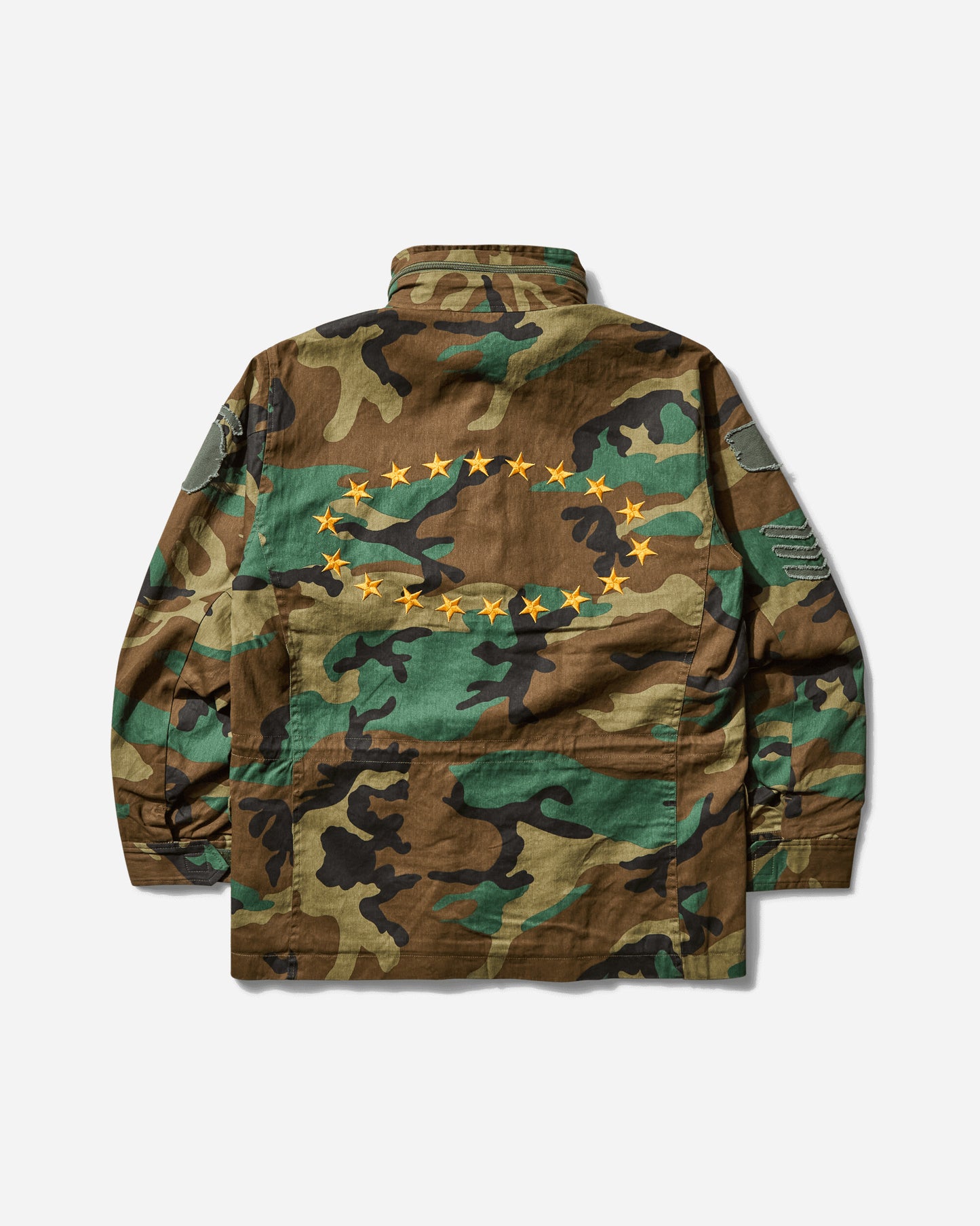 AFB Patched Field Jacket Camo Coats and Jackets Jackets FLDJKT CAMO