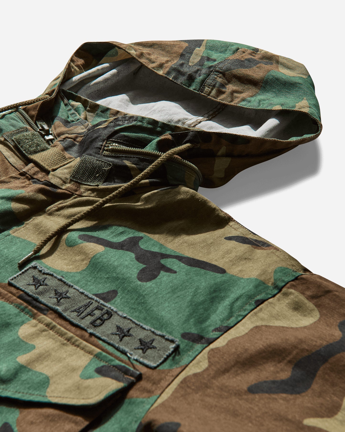 AFB Patched Field Jacket Camo Coats and Jackets Jackets FLDJKT CAMO