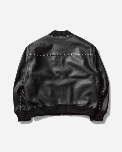 AFB Studded Bomber Jacket Black Coats and Jackets Jackets BMBJKT BLACK