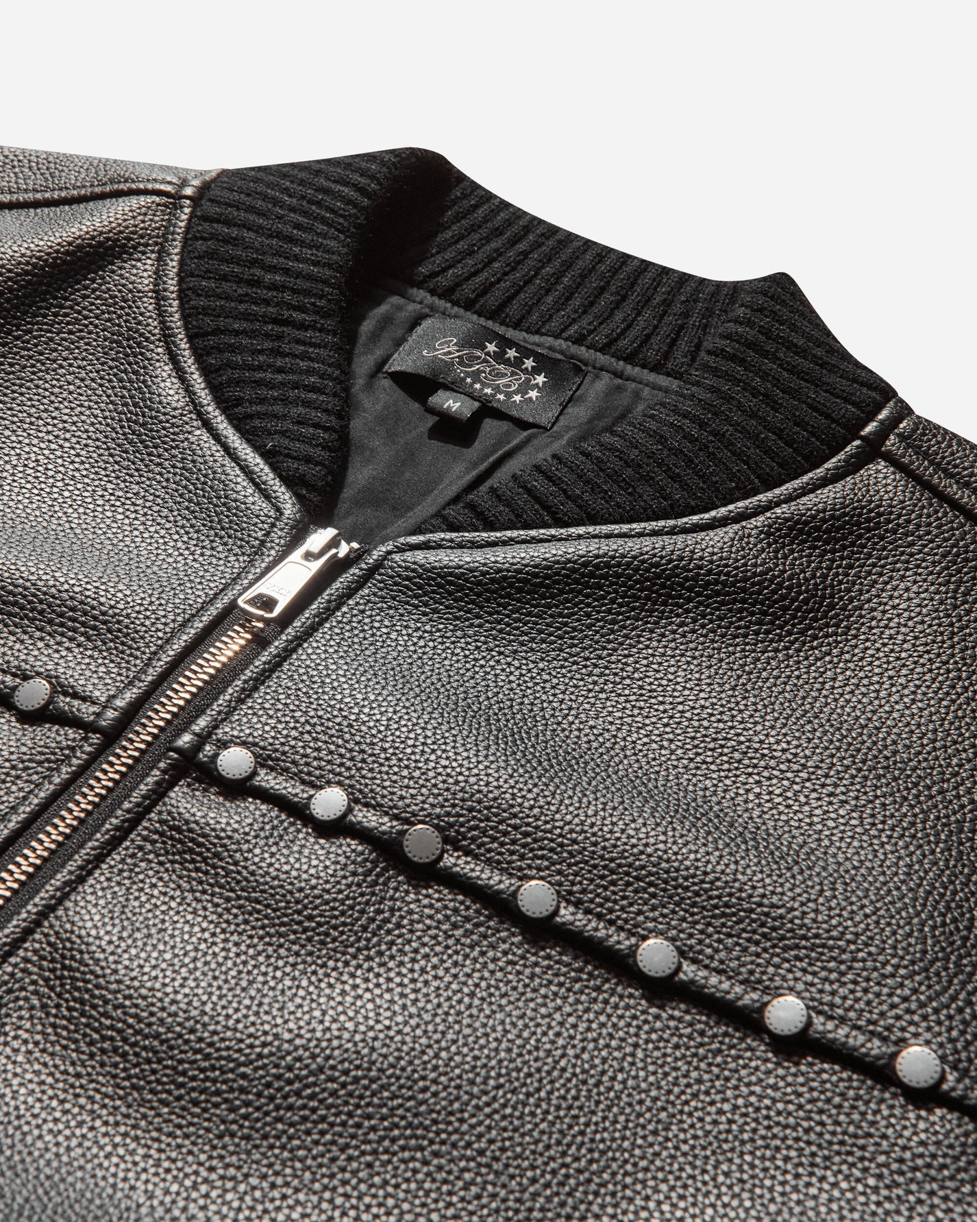 AFB Studded Bomber Jacket Black Coats and Jackets Jackets BMBJKT BLACK