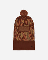Acne Studios Face Kallard Balaclava Pale Orange/Coffee Brown Hats Balaclavas C40240- CWM