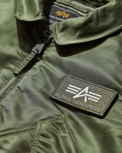 Alpha Industries CWU 45 (HERITAGE) Sage-Green Coats and Jackets Jackets 100102AI 01