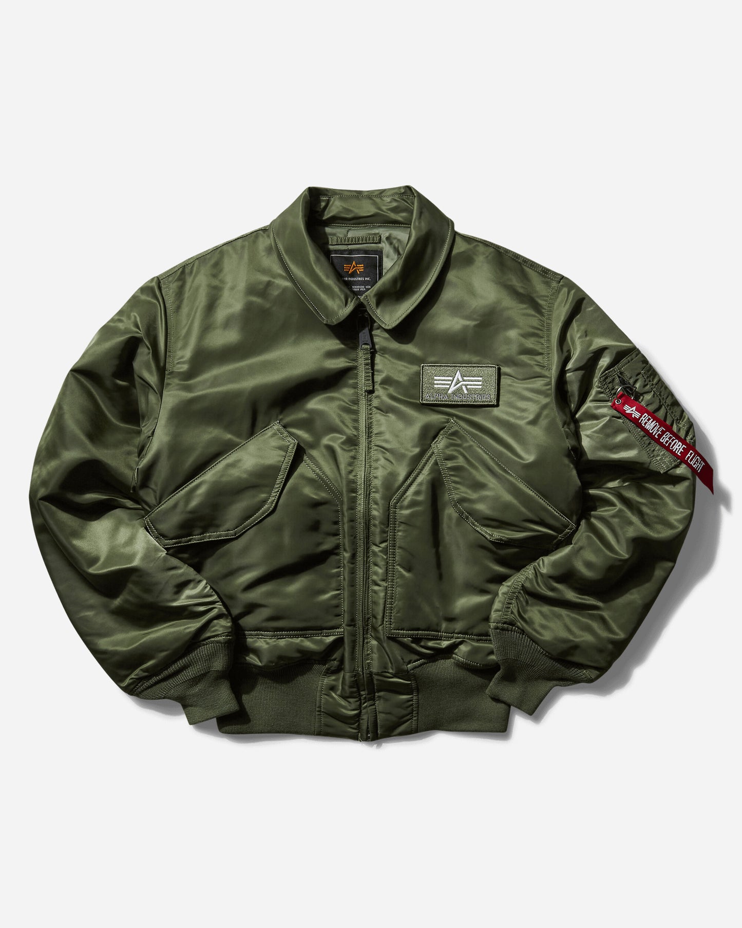 Alpha Industries CWU 45 (HERITAGE) Sage-Green Coats and Jackets Jackets 100102AI 01