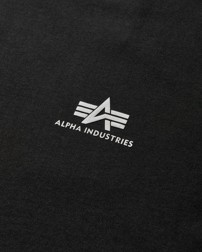 Alpha Industries Basic T Small Logo Black T-Shirts Shortsleeve X188505 03