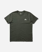 Alpha Industries Basic T Small Logo Dark Olive T-Shirts Shortsleeve X188505 142