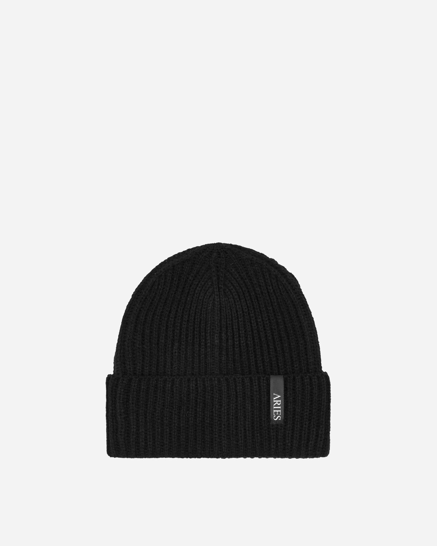 Aries Aries Rib Beanie Black Hats Beanies RUAR90010 BLK