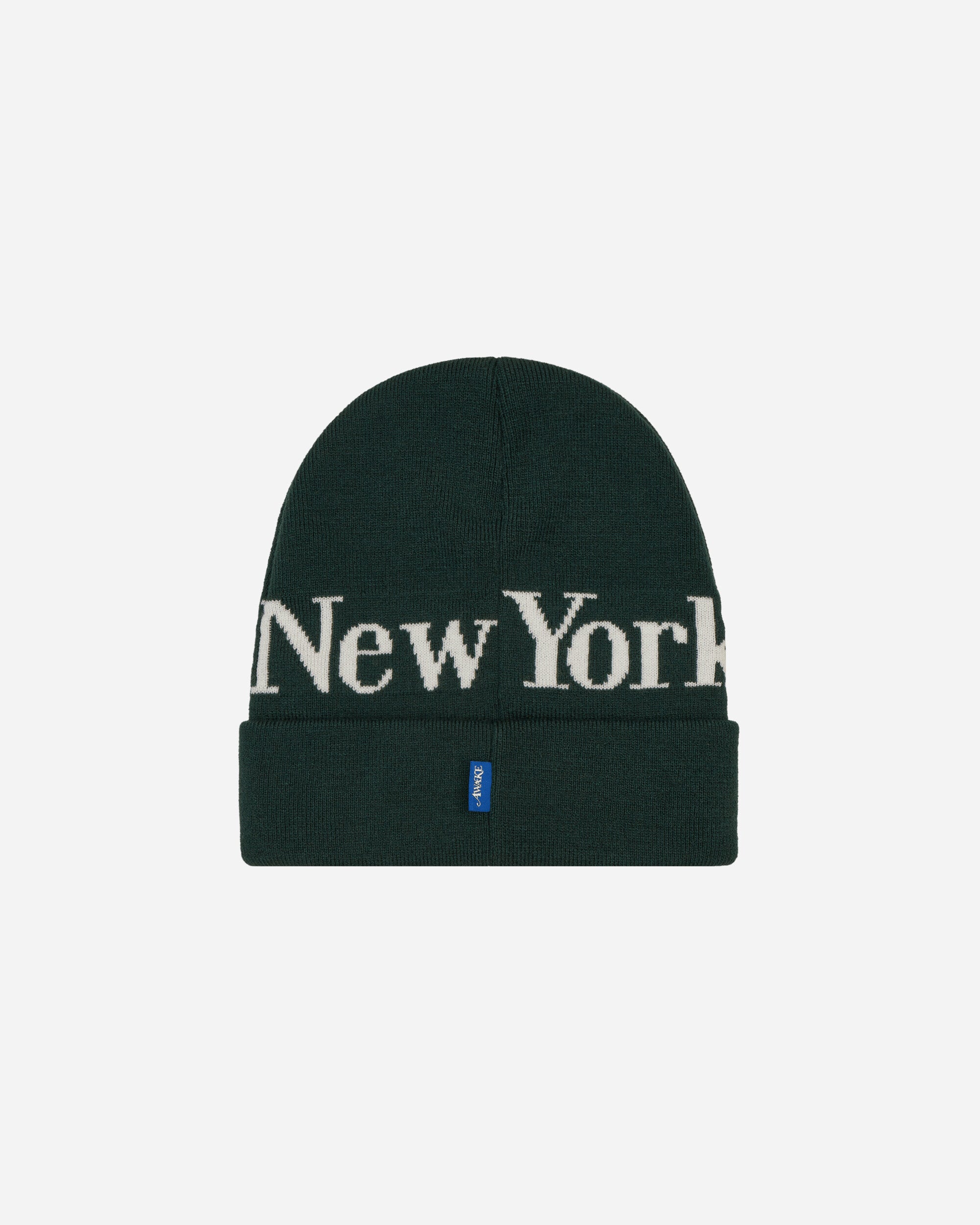 Awake NY Serif Logo Beanie Forest Hats Beanies AWK-FW23-HT007  FOREST