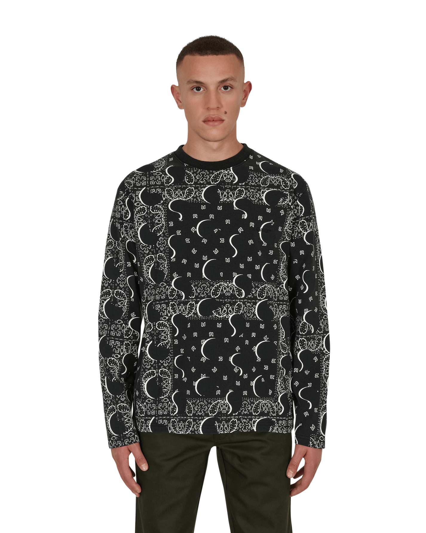 Awake NY Big Paisley Black T-Shirts Shortsleeve AWK-FW21-TS001 BLACK