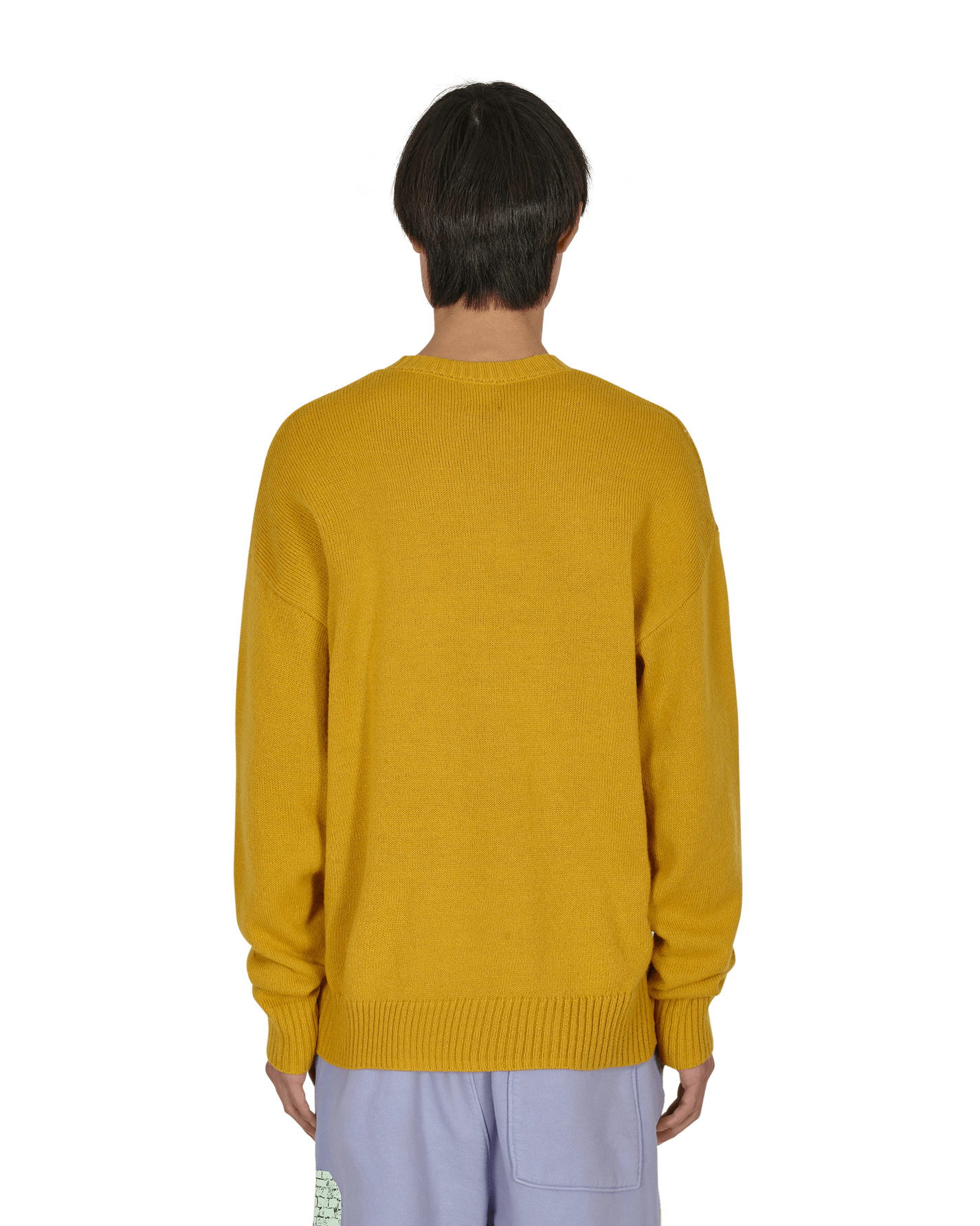 Brain Dead Slingshot Knit Sweater Mustard Knitwears Sweaters BDF21O12002025 YL08