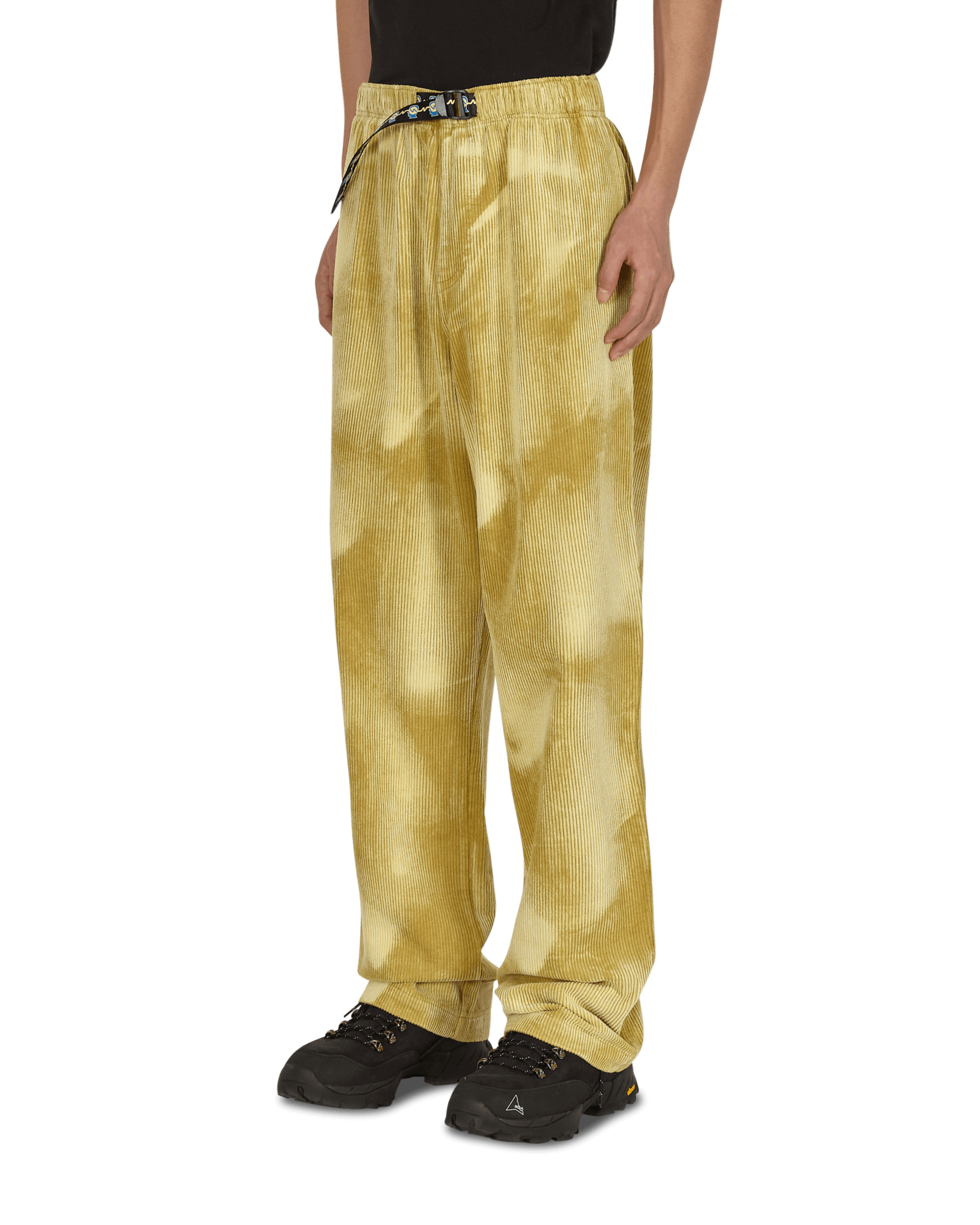 Brain Dead Bleached Cord Climber Gold Pants Trousers BDF21B11001845 YL05