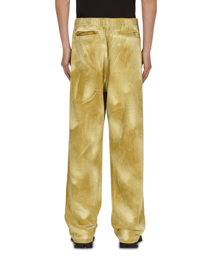 Brain Dead Bleached Cord Climber Gold Pants Trousers BDF21B11001845 YL05