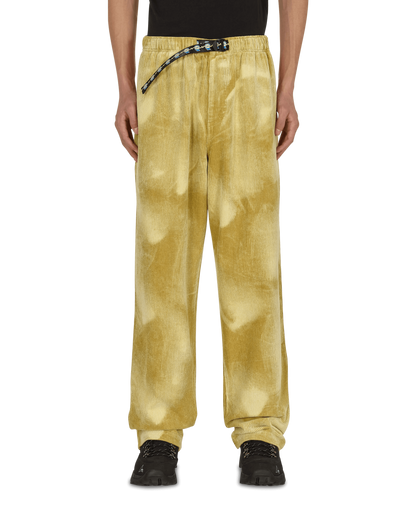 Brain Dead Bleached Cord Climber Gold Pants Trousers BDF21B11001845 YL05