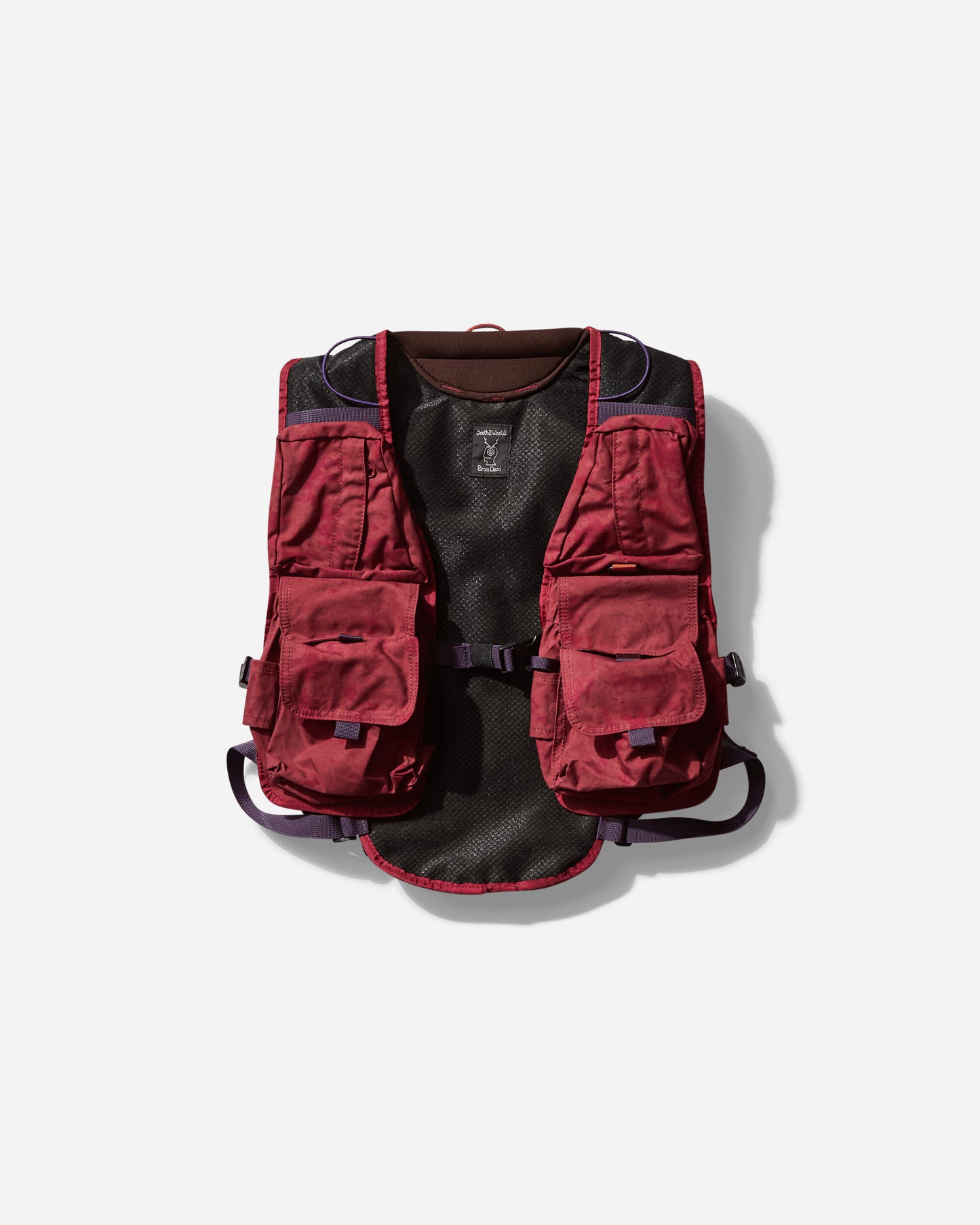 Brain Dead S2 W8 X Brain Dead Fishing Vest Pack Pink Coats and Jackets Vests BDP24A000040 PNK