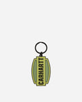 Carhartt WIP Press Script Keychain Arctic Lime Small Accessories Keychains I033868 29TXX