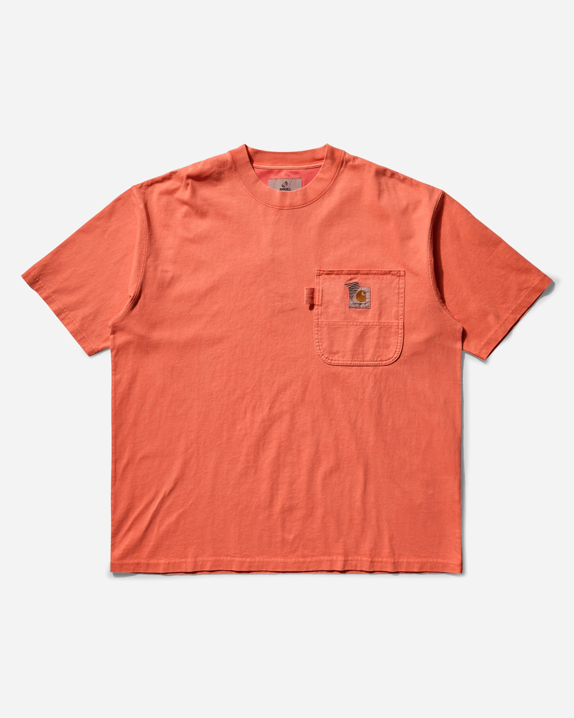 Carhartt WIP Invincible S/S Pigment Dyed T-Shirt Shrimp T-Shirts Shortsleeve A242063 0AOPG