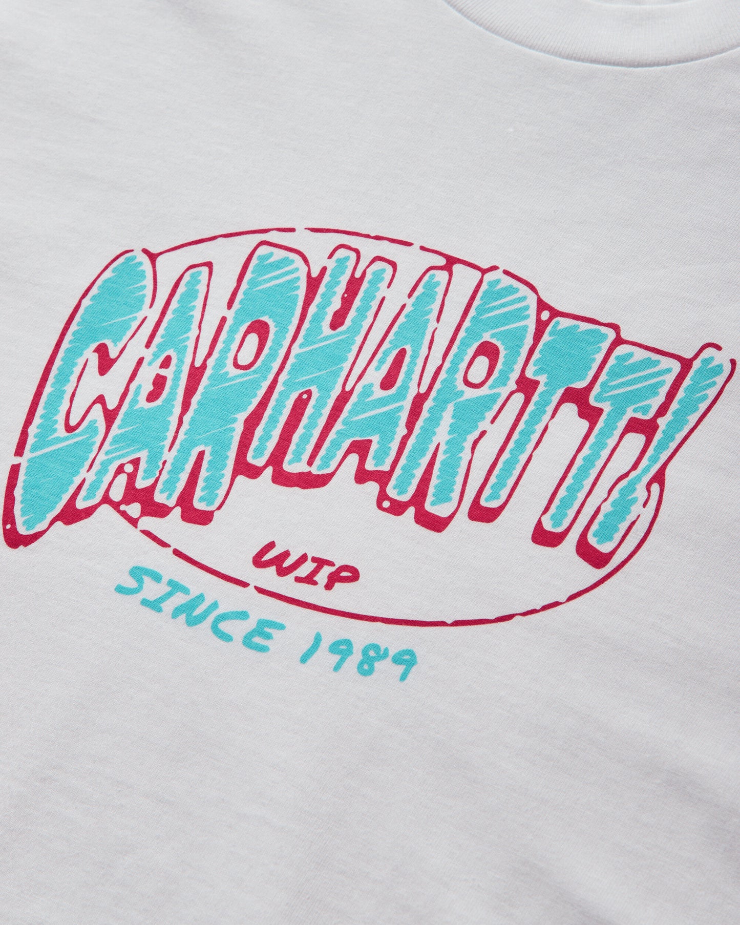 Carhartt WIP S/S Hot Script T-Shirt White T-Shirts Shortsleeve I034769 02XX