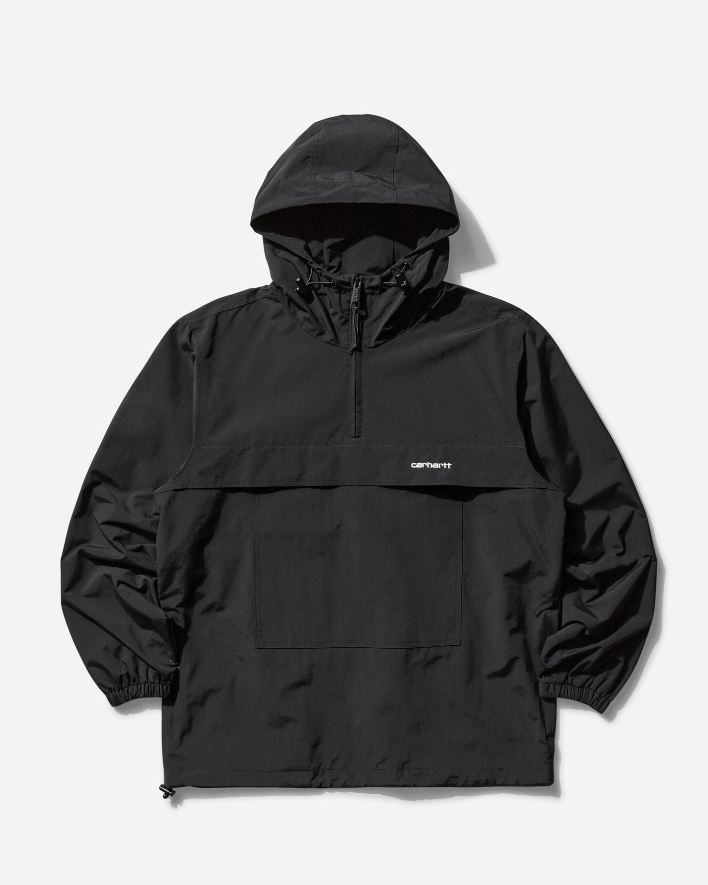 Carhartt WIP Windbreaker Pullover Black/White Coats and Jackets Windbreakers I030008 0D2XX