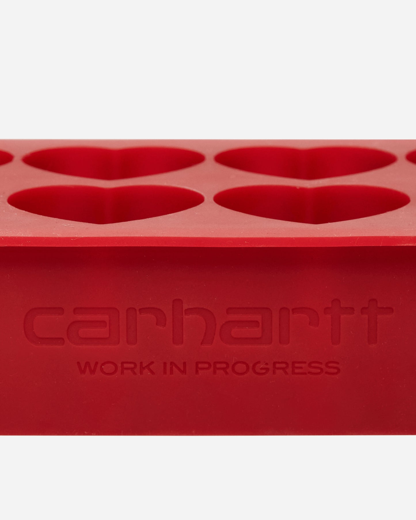 Carhartt WIP Heart Ice Cube Tray Scarlet Tableware Dishes and Trays I034883 H8XX