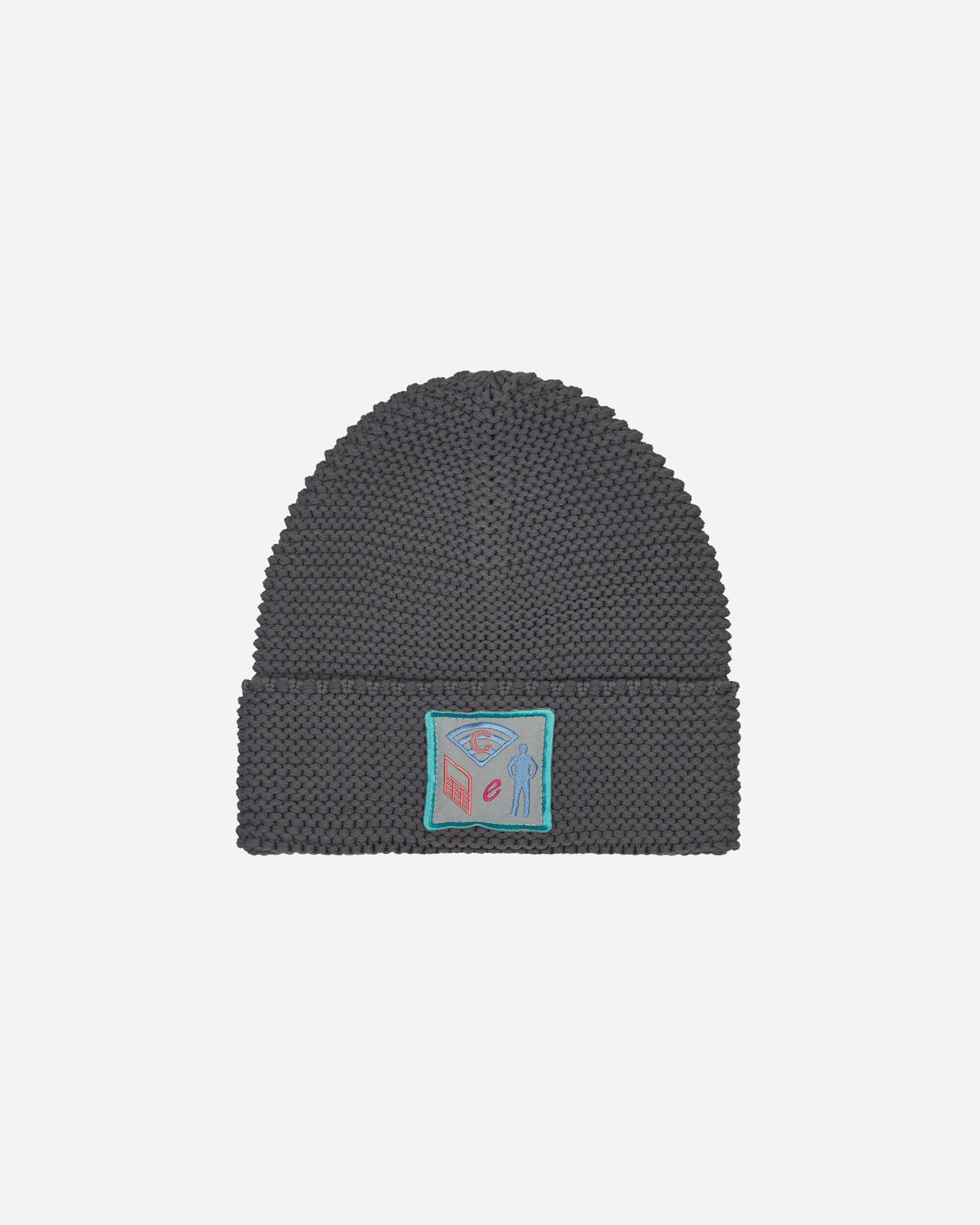 Cav Empt Poly Knit Cap Grey Grey Hats Beanies CES24G03 001