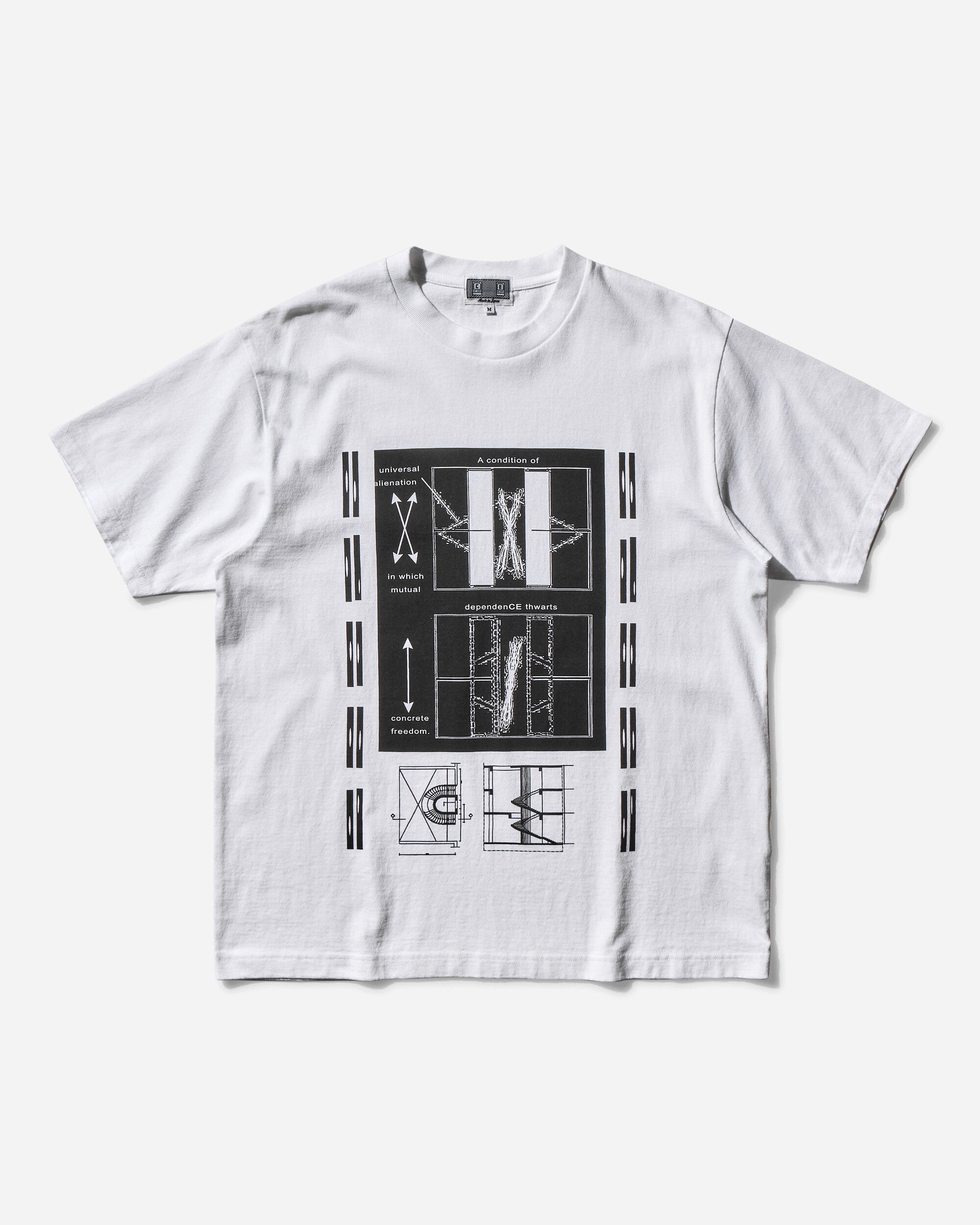 Cav Empt Stair C T White T-Shirts Shortsleeve CES26T11 001