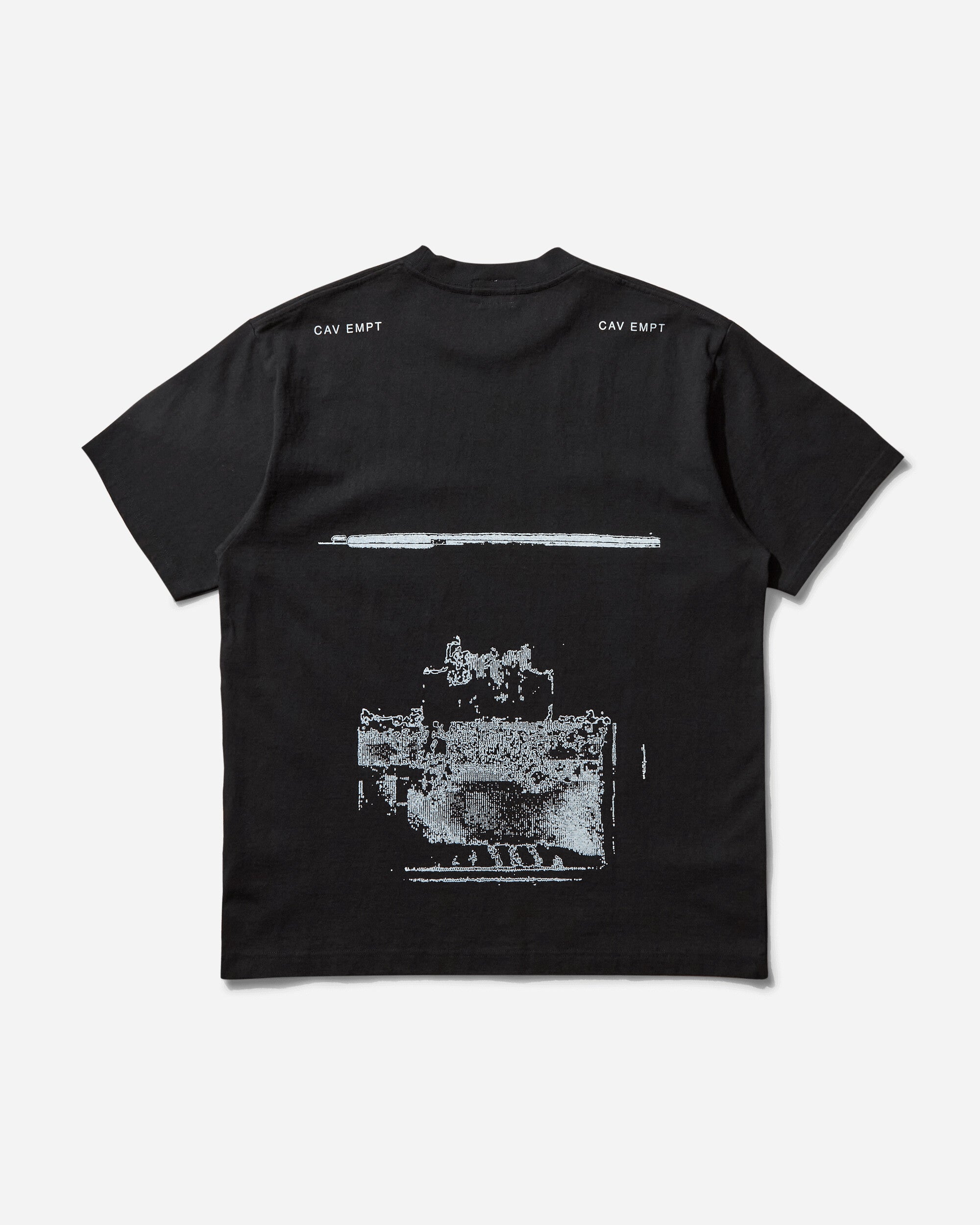 Cav Empt Th Nails Big/As D Integration T Black T-Shirts Shortsleeve CES27T13 BLACK