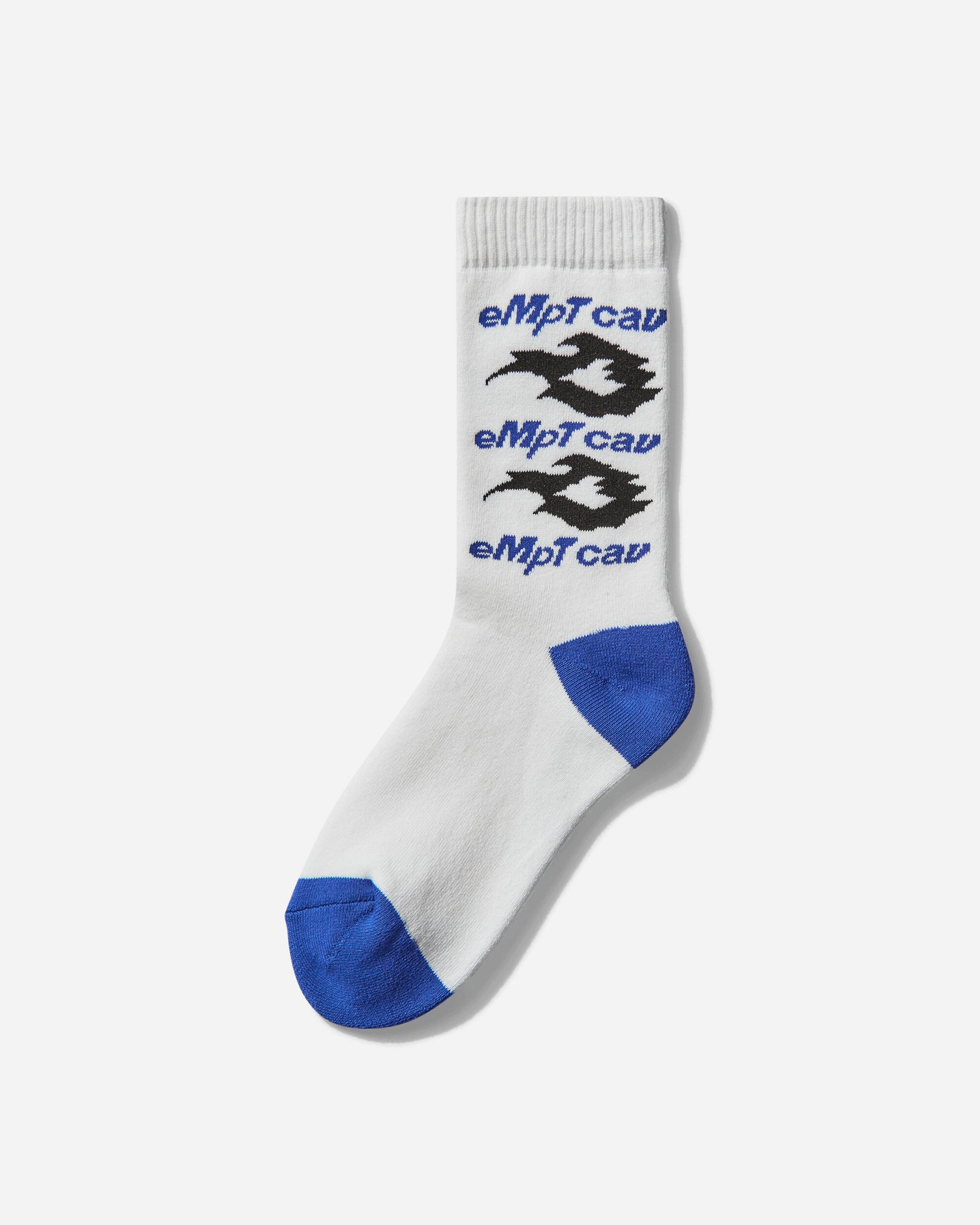 Cav Empt Empt Cav Fire Socks White White Underwear Socks CES27G01 WHITE