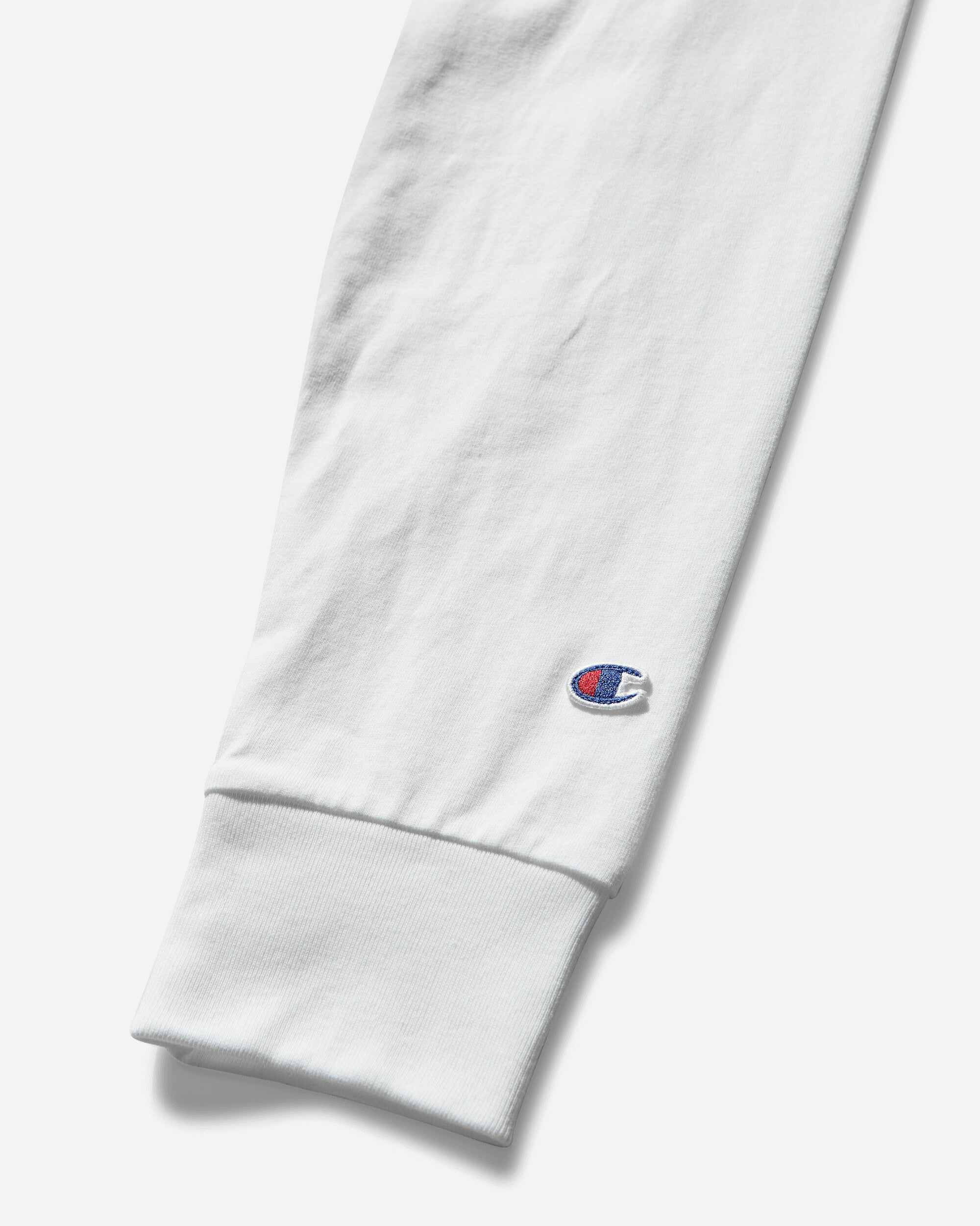 Champion Ls Tee Wht T-Shirts Longsleeve 221164 WW001