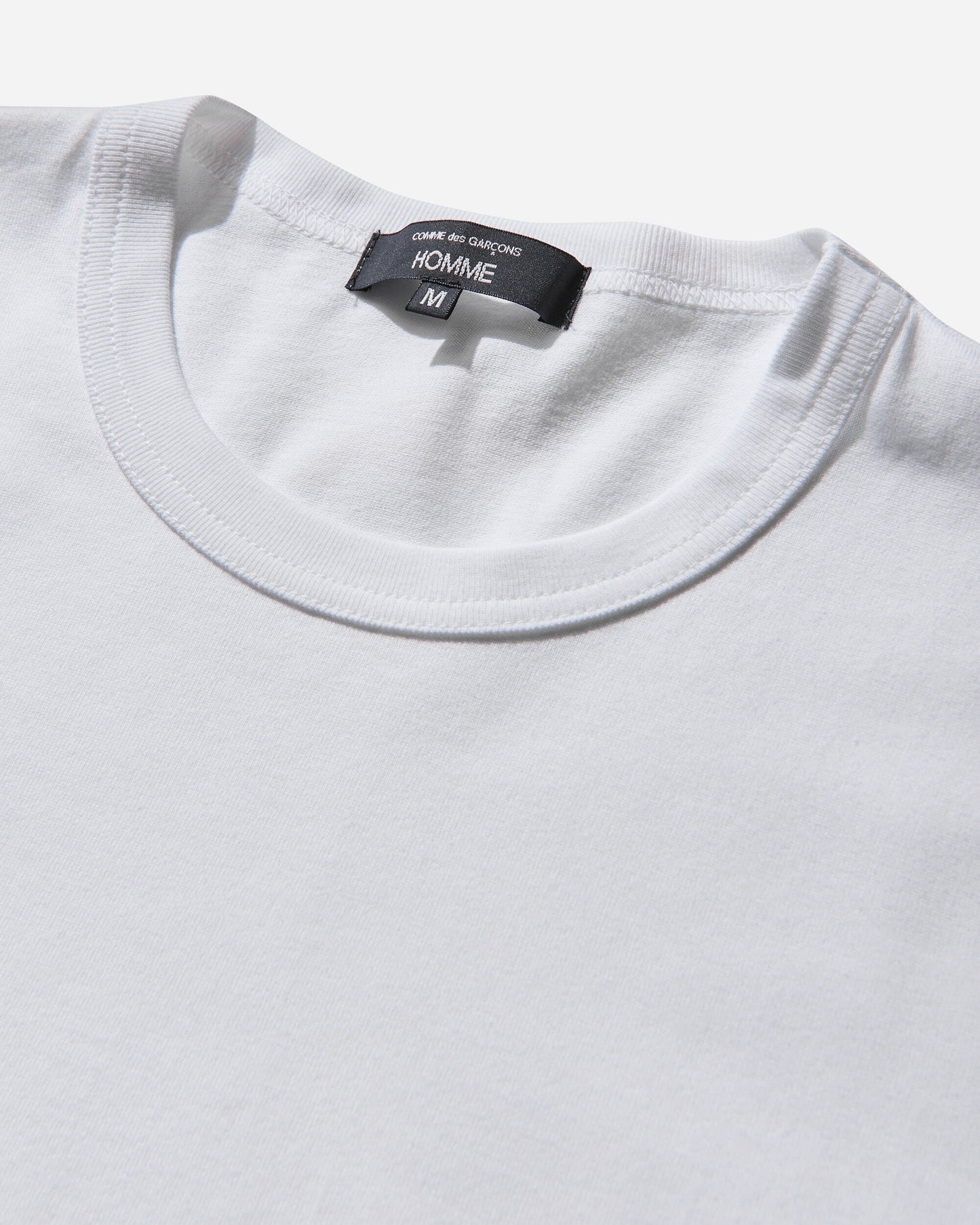 Comme Des Garçons Homme Logo Short Sleeve T-Shirt White T-Shirts Shortsleeve HO-T101-051 003