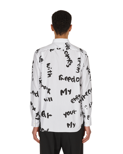 Comme Des Garcons Homme Plus Shirt White Shirts Longsleeve PH-B015-W21 2