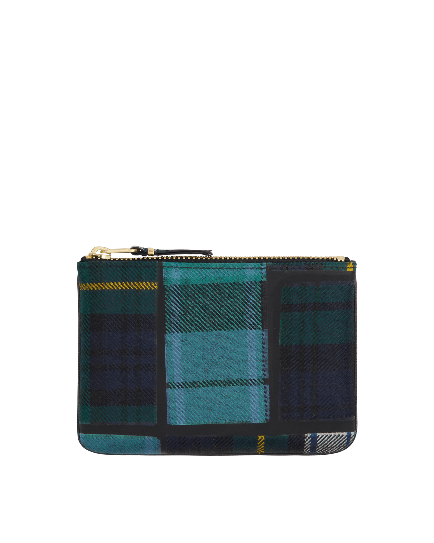 Comme Des Garcons Wallet Tartan Patchwork Green Wallets and Cardholders Wallets SA8100TP GREE