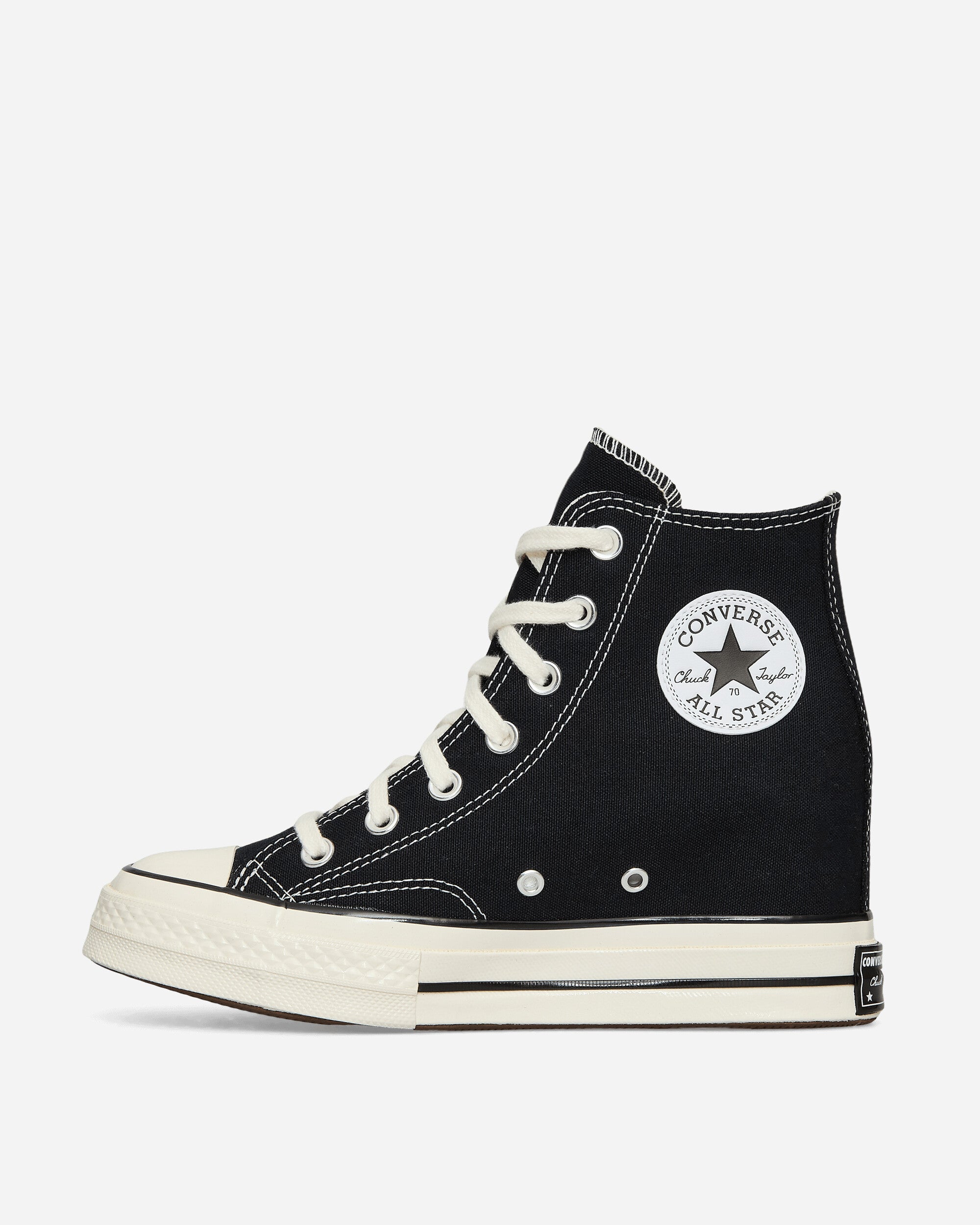 Converse Wmns Chuck 70 Wedge Black/Egret/White Sneakers High A12563C