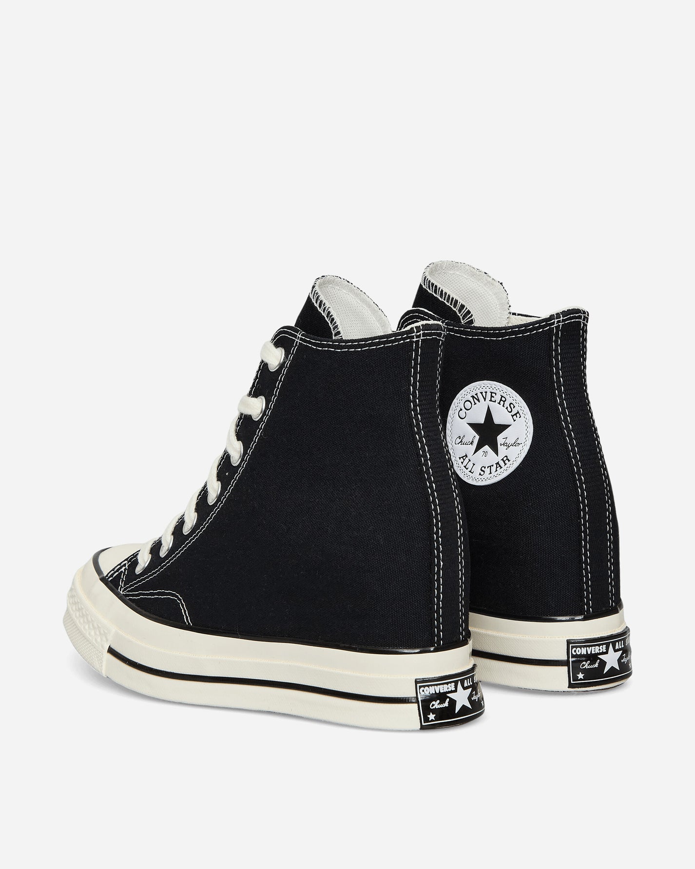 Converse Wmns Chuck 70 Wedge Black/Egret/White Sneakers High A12563C