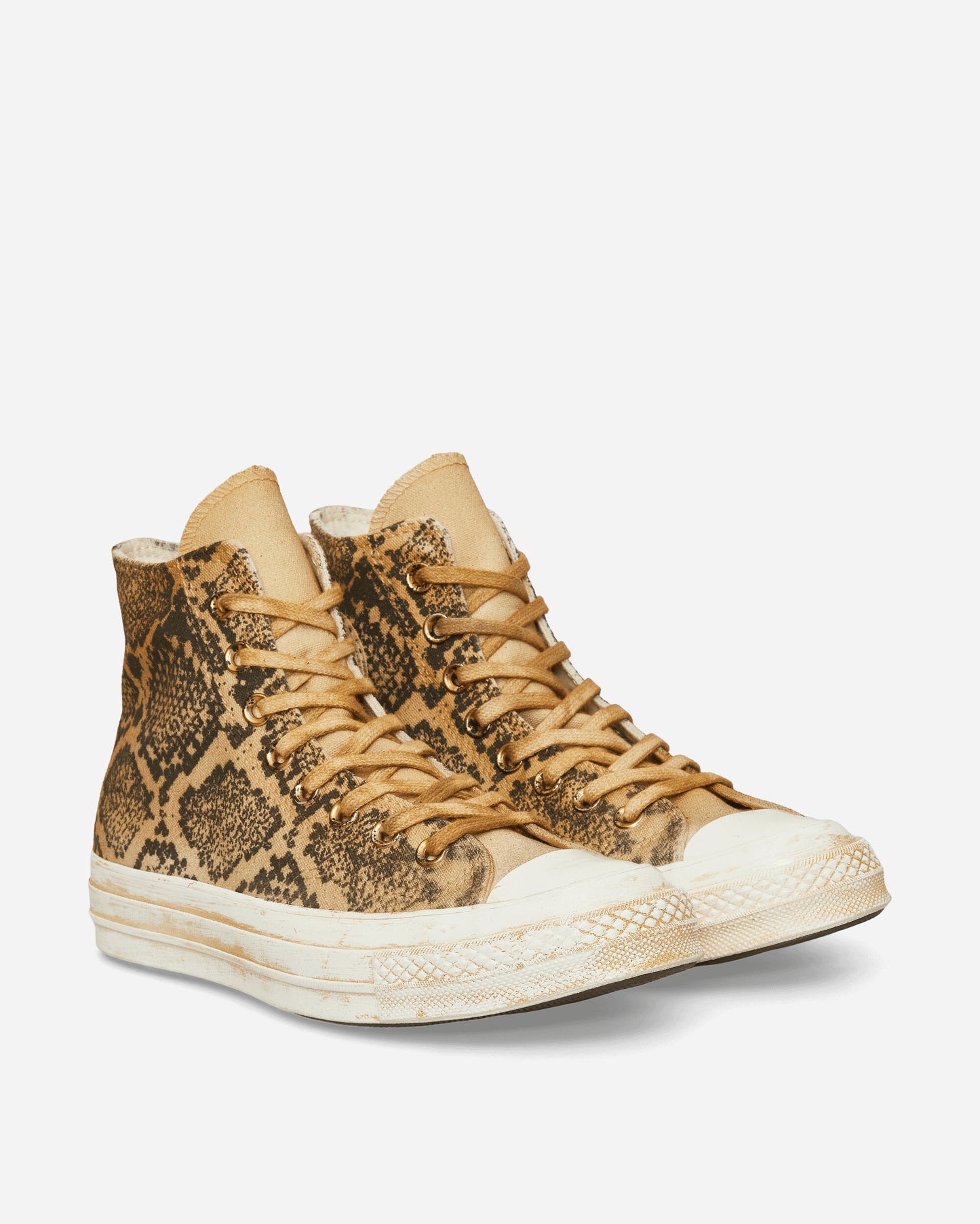 Converse Chuck 70 Canvas Ltd Snake Brown Sneakers Low A16475C