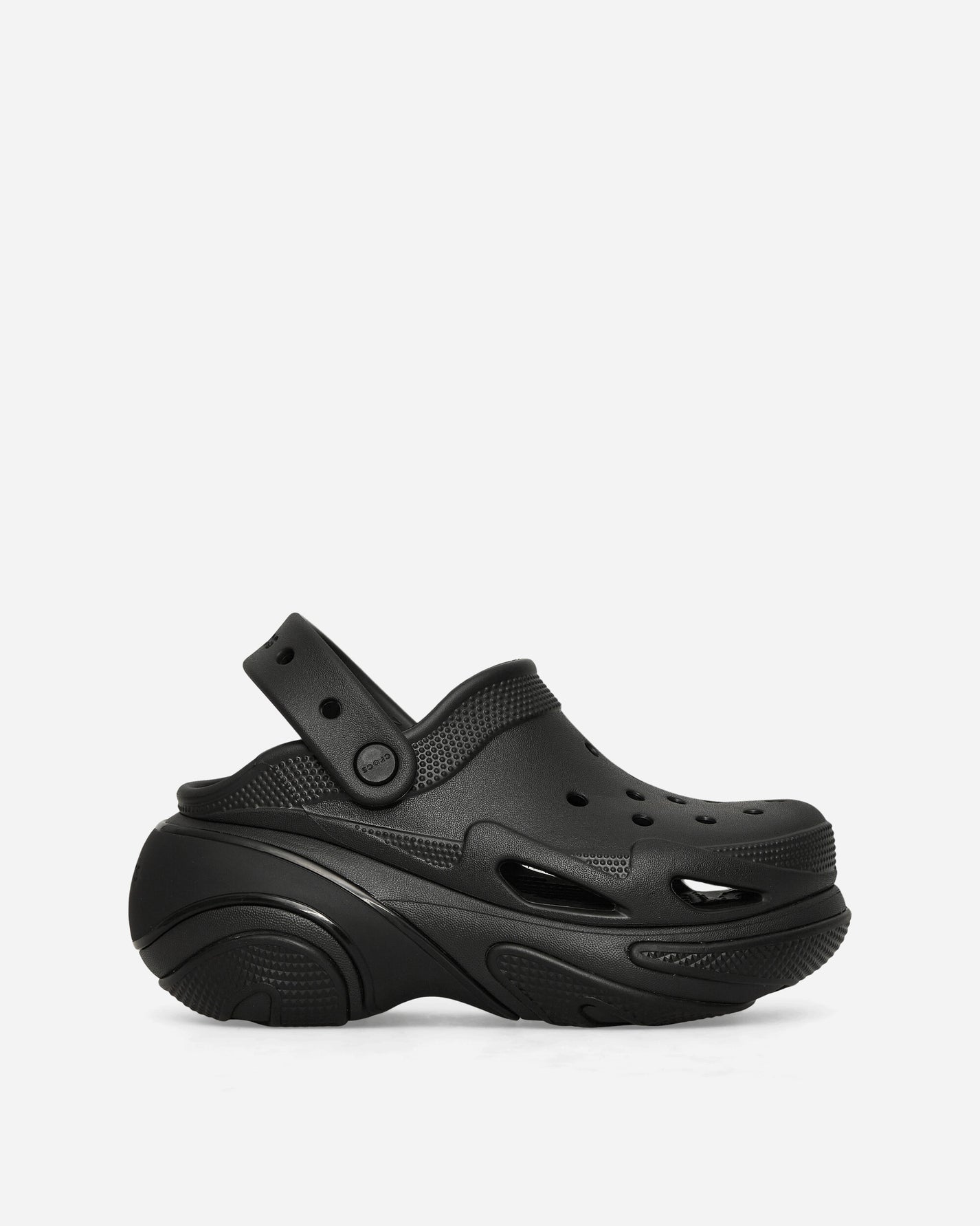 Crocs Wmns Bubble Crush Clog Triple Black Sandals and Slides Sandals and Mules CR.210061 TPBK