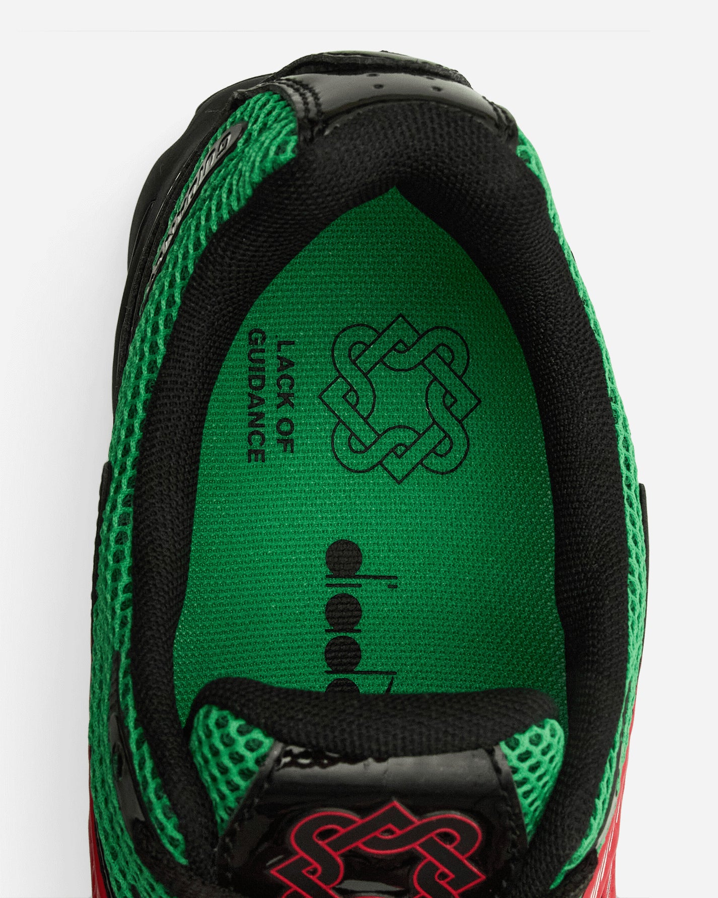 Diadora Mythos 280 X Lack Of Guidance Verde Prato/Nero Sneakers Low 10501-182498 C4734