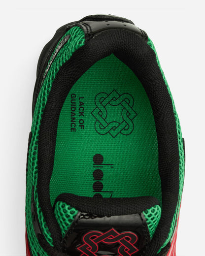 Diadora Mythos 280 X Lack Of Guidance Verde Prato/Nero Sneakers Low 10501-182498 C4734