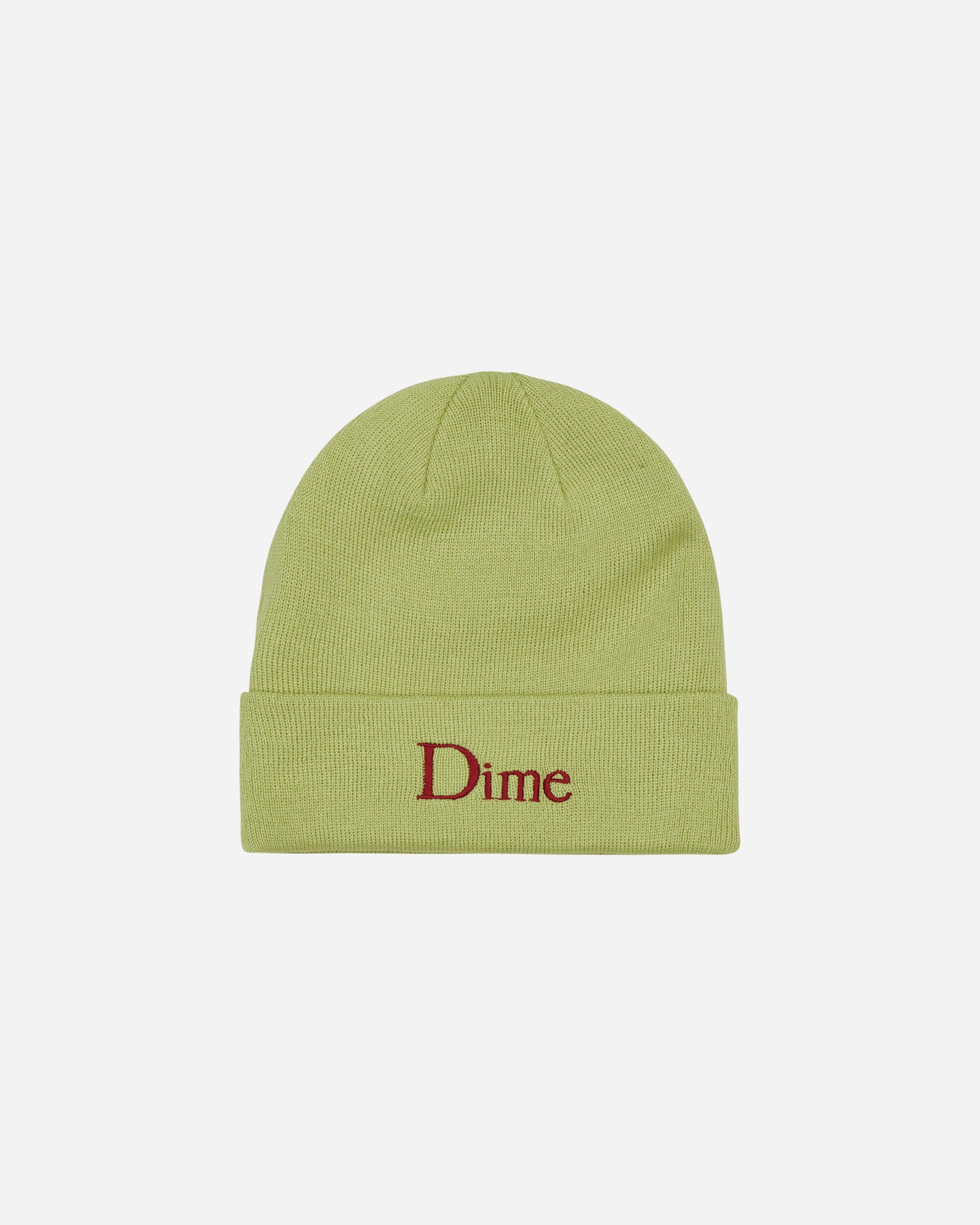 Dime Classic Wool Fold Beanie Lime Hats Beanies DIME23D2F40LIME LIME