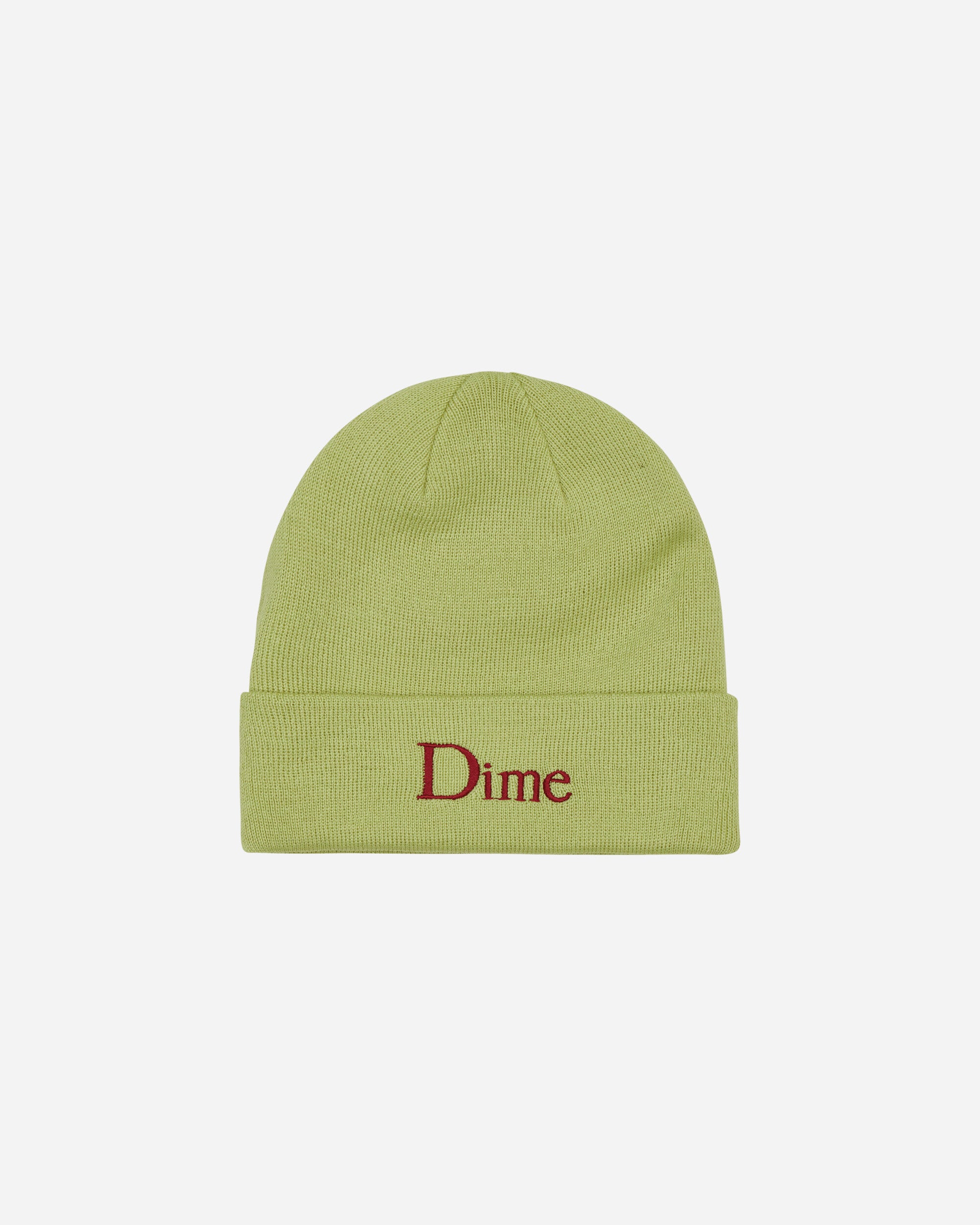 Dime Classic Wool Fold Beanie Lime Hats Beanies DIME23D2F40LIME LIME