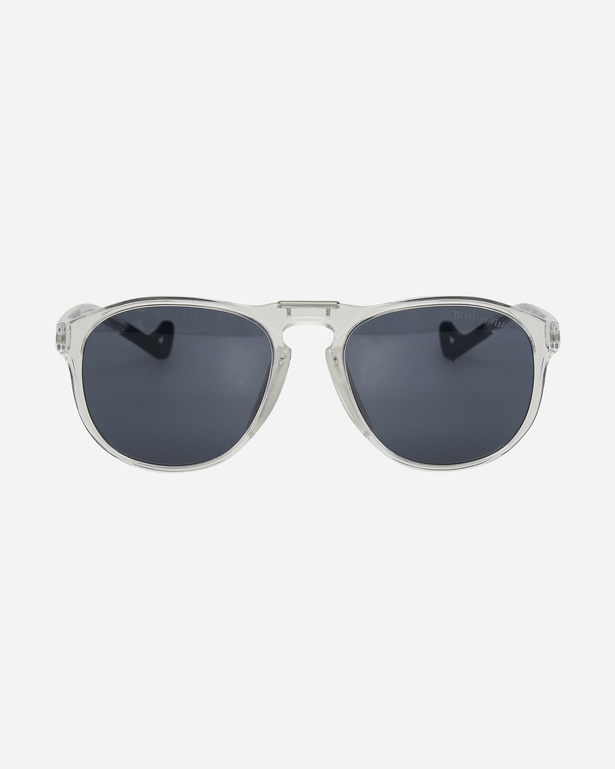 District Vision Linto Rider Clear/Blue Ice Eyewear Sunglasses DVG008 001
