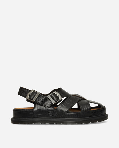 Dr. Martens San Archive Fisherman (Croc) Dark Brown Sandals and Slides Sandals and Mules 41181200