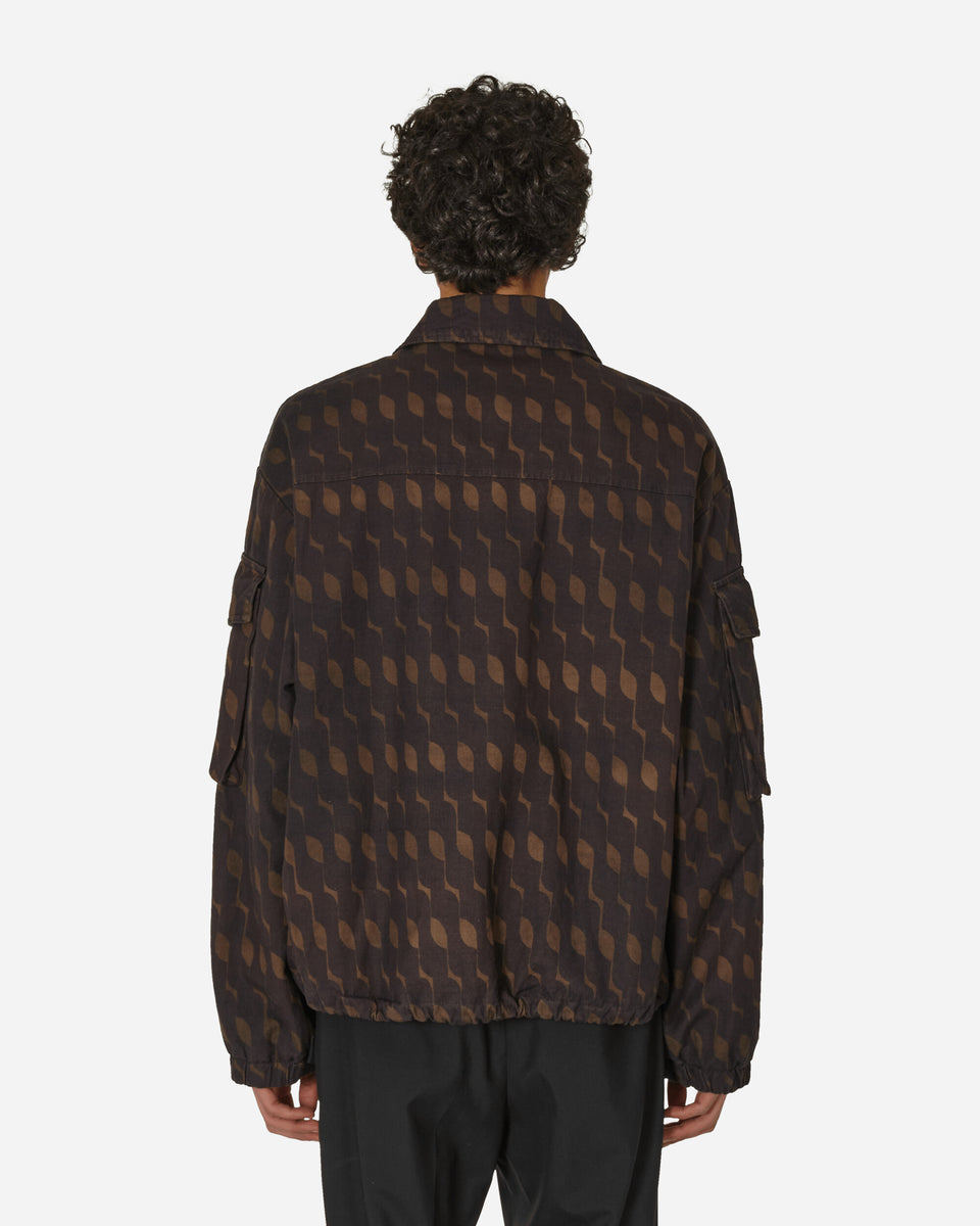 Dries Van Noten Loose Overdyed Jacket Purple - Slam Jam® Official Store